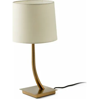 Lampička FARO REM bronzová/béžová stolní lampa