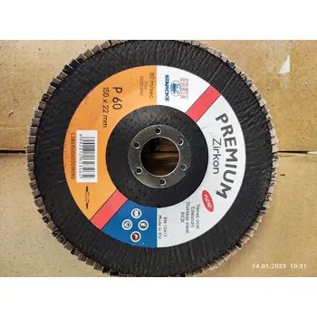 Příslušenství k brusce Lamelový kotouč 150mm, P60 Zirkon