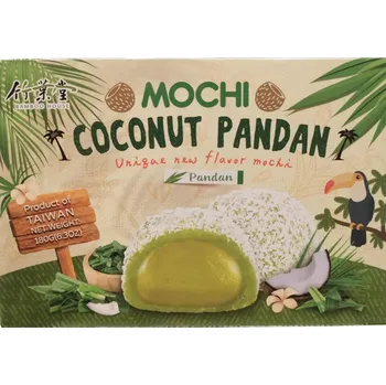 Bonboniéra Bamboo house Mochi Kokosový Pandan s Arašídy 180g