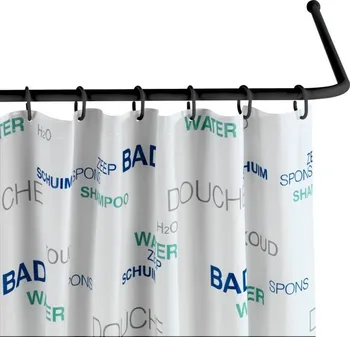 Wenko Univerzální rohová tyč na sprchový závěs 20 mm