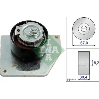 Napínací kladka, ozubený řemen Schaeffler INA 531 0858 10