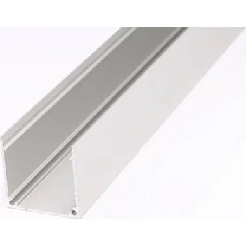 Stavební profil ALU profil velký přisazený 36x36mm délka 2m krytka mat barva elox