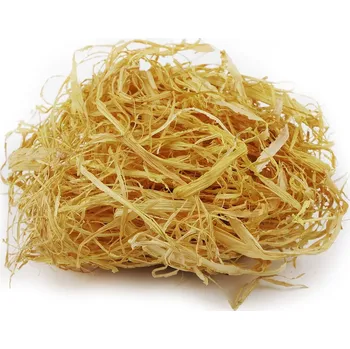 Dekorační dřevitá tráva 3 terakota