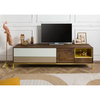 Televizní stolek CHICAGO TV-deska Mango 200x45x55 hnědá, olejovaná