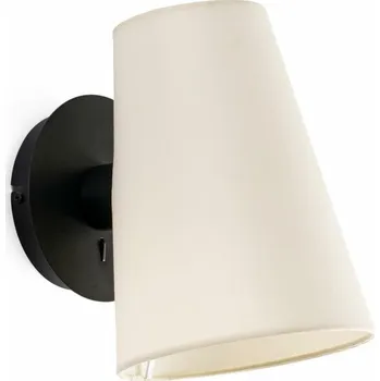 Lampička FARO LUPE černá/béžová stolní lampa