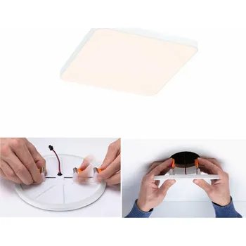 Koupelnové svítidlo PAULMANN VariFit LED vestavné svítidlo Veluna Edge IP44 hranaté 120x120mm 3000K bílá