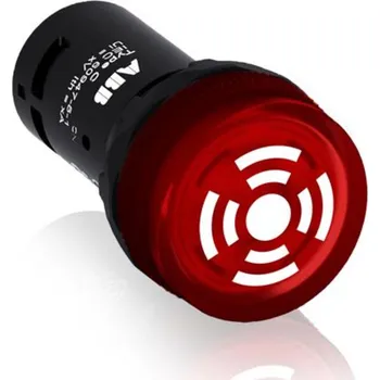 Poplachová siréna ABB Ovl. prvky kompaktní 22mmCB1-613R Bzučák kompaktní, 230V AC pulsující tón, prosvětlený, červený 1SFA619600R6131 1SFA619600R6131