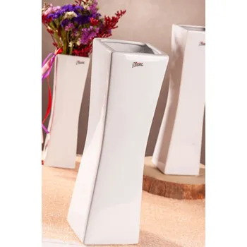 Váza Paramit CARRÉ Váza 35 cm bílá