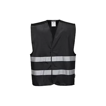 Pánské oblečení Rozlišovací vesta s reflexními pruhy Portwest IONA, černá F474black