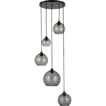 Rabalux závěsné svítidlo Tanesha E27 5x MAX 40W černá 6440