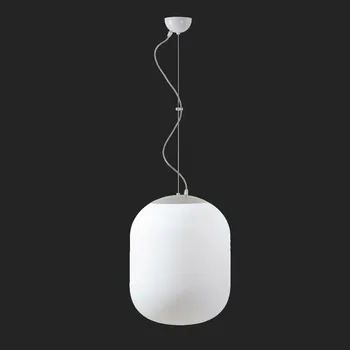 OSMONT TAN67324 TANIA L2 závěsné skleněné svítidlo bílá IP40 3000 K 41W LED nouzové kombinované 3 h