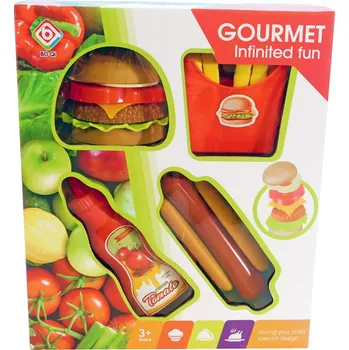 Dětská kuchyňka Sada Fastfood 4 ks