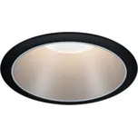 PAULMANN Vestavné svítidlo Cole GU10 max. 10W černá/stříbrná mat 933.97