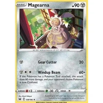 Karetní hra Pokémon LOR 128/196 Magearna - Lost Origin Stav: Near Mint, Verze: REVERSE HOLO