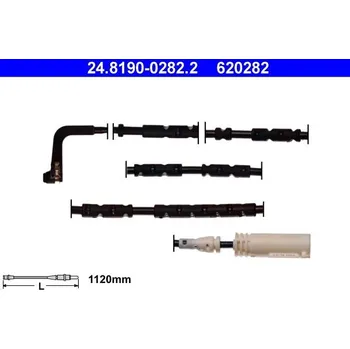 Autodíl Výstražný kontakt, opotřebení obložení ATE 24.8190-0282.2