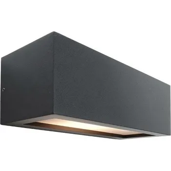 Nástěnné svítidlo Light Impressions Kapego nástěnné přisazené svítidlo Rilongo A 220-240V AC/50-60Hz E27 1x max. 18,00 W 250 mm antracit 730330