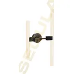 Segula 50967 nástěnné svítidlo Voltage - kov černá-zlatá - S14d