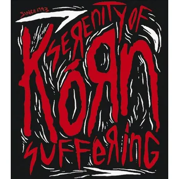 Nášivka nášivka na záda, zádovka Korn - Serenity Of Suffering