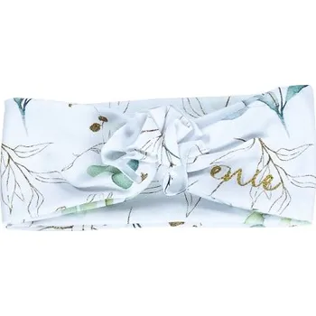 Kojenecká čepice ENIE BABY dětská čelenka HAPPY Golden Leaves 9-12m