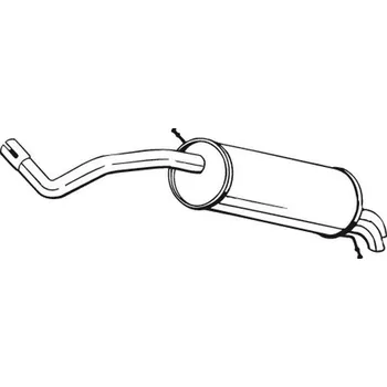 Tlumič výfuku Koncový tlumič výfuku BOSAL 279-537