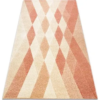 Koberec Eoshop Koberec FEEL 5674/17911 Diamanty béžový/terakota (Velikost: 140x190 cm)