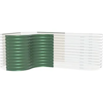 Vyvýšený záhon Rozšíření pro vyvýšený záhon Vitavia 858 Curve zelený rohové