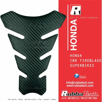 Polep vozidla Rubbatech Tankpad ST Carbon Honda Fireblade Superbikes