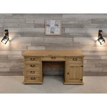 Psací stůl Psací stůl BR702 povrchová úprava - včelí vosk Přírodní včelí vosk