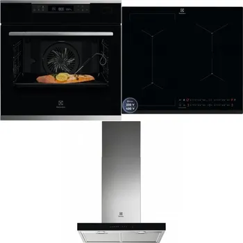 Set domácích spotřebičů ELECTROLUX KOBCS31X + ELECTROLUX EIS62449 + ELECTROLUX LFT766X