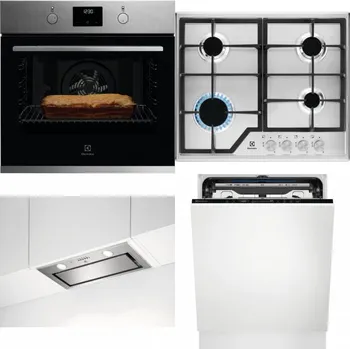 Set domácích spotřebičů ELECTROLUX KOFGH70TX + ELECTROLUX KGS6426SX + ELECTROLUX LFG716X + ELECTROLUX EEM69410L