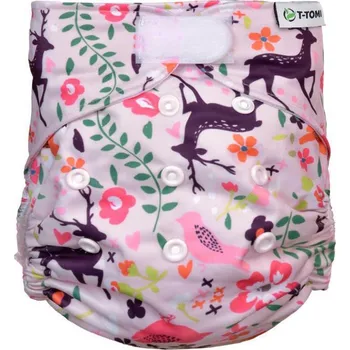 Plena T-tomi Kalhotková plena AIO - přebalovací set suchý zip Forest