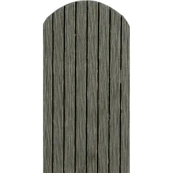 Plotovka ALFIstyle WPC Plotovka šedá, 1500x72x12 mm, embosovaná Zakončení: Půlkulaté