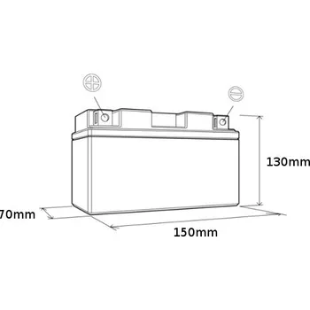 Motodíl Baterie MR3 TRIUMPH 865 Bonneville, T100 rok 06-16