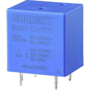 Relé GoodSky RUDH-SS-112D relé do DPS 12 V/DC 12 A 1 přepínací kontakt 1 ks Tray