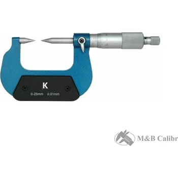 Mikrometr se špičatými měřicími plochami 25-50/0,01 mm KMITEX