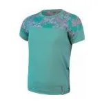 SENSOR COOLMAX IMPRESS dětské triko kr.rukáv mint/purple bikes vel. 150; Modrá triko