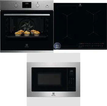 Set domácích spotřebičů ELECTROLUX KODGH70TX + ELECTROLUX EIS62449 + ELECTROLUX EMS4253TEX