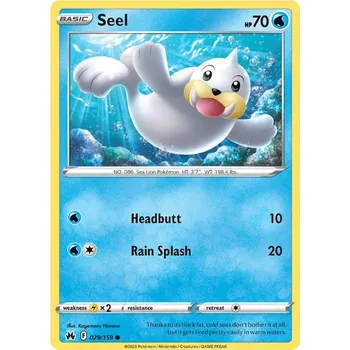 Sběratelská karetní hra Seel 029/159 - Crown Zenith Typ karty: Non-Holo