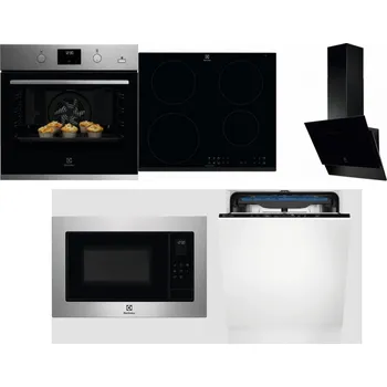 Set domácích spotřebičů ELECTROLUX KODGH70TX + ELECTROLUX LIR60430 + ELECTROLUX LFV616K + ELECTROLUX EMS4253TEX + ELECTROLUX EES48200L