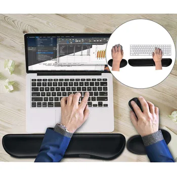 Podložka pod myš Deminas | Gelová podložka s opěrkou zápěstí