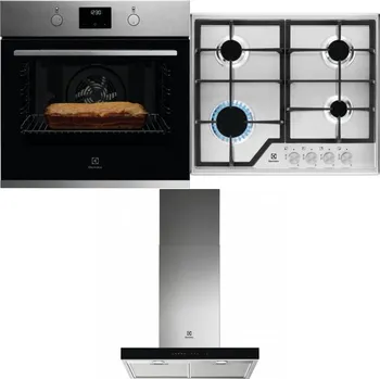 Set domácích spotřebičů ELECTROLUX KOFGH70TX + ELECTROLUX KGS6426SX + ELECTROLUX LFT766X