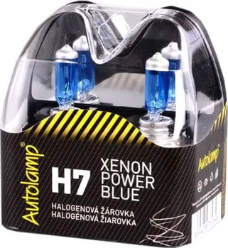 Autožárovka Autolamp Xenon Power Blue H7 12V 100W 2 ks