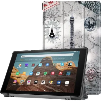 Pouzdro na tablet VSECHNONAMOBIL 54295 ART Zaklápěcí obal Amazon Kindle Fire HD 10 2019 / 2017 (9. generace / 7. generace) PARIS