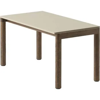 Konferenční stolek Muuto Konferenční stolek Couple 1 Tile Plain, sand / dark oiled oak