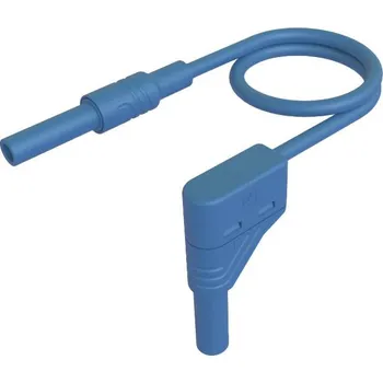 Měřicí kabel SKS Hirschmann MAL S WG-B 100/2,5 bl bezpečnostní měřicí kabely 4mm bezpečnostní zástrčka 4mm bezpečnostní zástrčka 100 cm modrá 1 ks