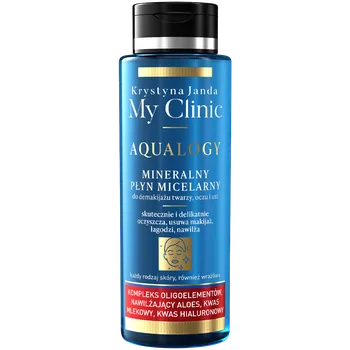 Masážní přístroj Janda Aqualogy minerální micelární tekutina na obličej, 400 ml