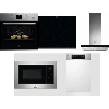 Set domácích spotřebičů ELECTROLUX KODGH70TX + ELECTROLUX LIR60430 + ELECTROLUX LFT766X + ELECTROLUX EMS4253TEX + ELECTROLUX EEM43300IX