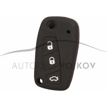 Autoklíč Silikonový obal klíče 3 tlačítka Fiat Doblo 2000 - 2009