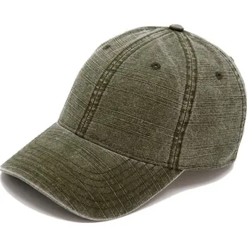 Pokrývka hlavy Kšiltovka COFEE VINTAGE, barva vojenská zelená