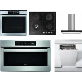 Set domácích spotřebičů WHIRLPOOL ABSOLUTE AKZM 8480 IX + WHIRLPOOL GOFL 629/NB + WHIRLPOOL WHBS 62F LT K + WHIRLPOOL ABSOLUTE AMW 730 IX + WHIRLPOOL WSIC 3M27 C